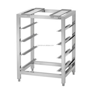 Support de four commercial en acier inoxydable, base de four robuste avec fentes pour plateaux de cuisson, pour boulangerie et cuisine - Product Image 3