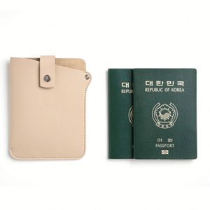 Pu Leather <b>Holder</b> Hand-Carrying Document Passport <b>Wallet</b> Gift for Travel - Product Image 2