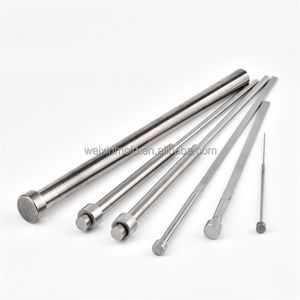 Pasadores Expulsores Rectos Nitrurados HASCO 1.2344 SKD61, Cumplen con DIN1530, para Moldes de Inyección de Plástico - Product Image 3