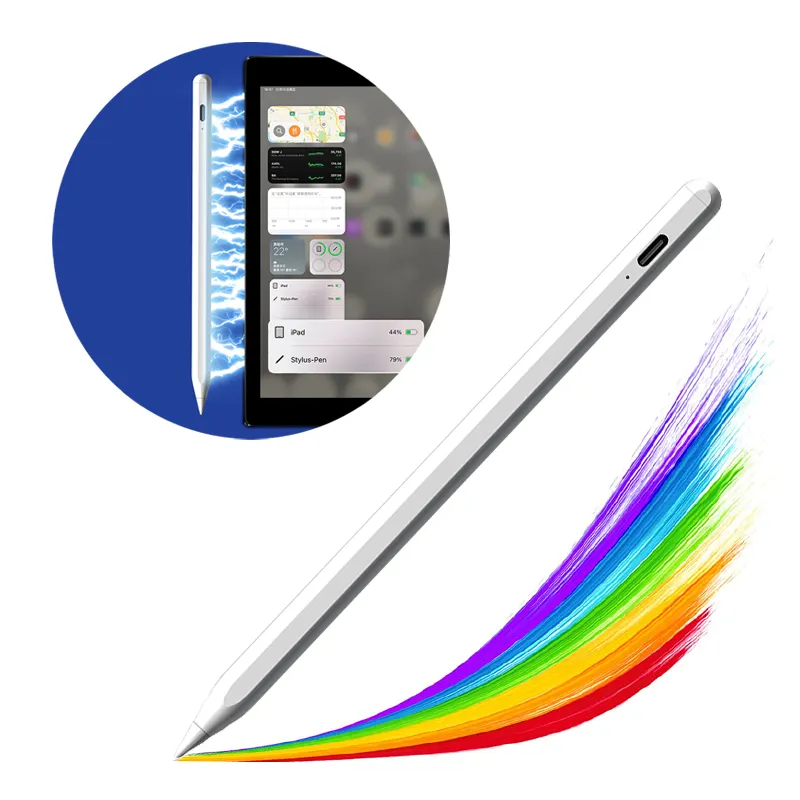 Pena Stylus layar sentuh Tilt, untuk Apple Ipad 2nd Pro 10 buah pena asli pensil generasi 2