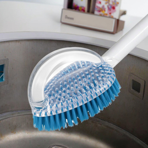 Spazzola per Pulizia Multiuso Masrhome in Plastica, Semplice, Moderna, Resistente, Trasparente, con Manico per Lavanderia - Product Image 4