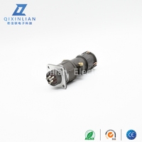 Connecteur industriel circulaire de série P20 standard russe, connecteur multipin P20 P28 P32, prise à bride carrée