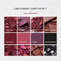 Paillettes de pigment CAB 4101R-T prédispersées pour peinture de retouche automobile, couche de base métallisée, revêtement plastique 3C, encre UV