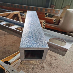 Tube carré en alliage magnésium-aluminium à bord droit / Peut être suspendu ou posé à plat, maintien de la rectitude et de la parallélisme à long terme - Product Image 2