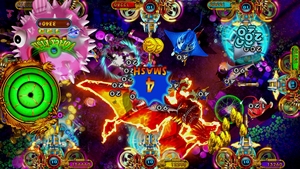 Máquina de Videojuegos Arcade Popular en EE. UU., Ocean King 4 Dragon Frenzy, Juego de Disparos de Peces para 8 Jugadores, para Salón de Juegos - Product Image 2