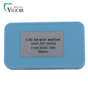 Ortodontik tedavi kullanımı için yüksek kaliteli 2nd Molar monoblok 50 takım ortodontik bukkal tüp - Product Image 6