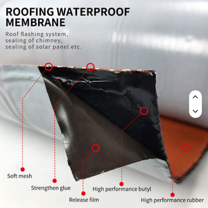 Bande d'étanchéité adhésive flexible de 1000 mm, auto-adhésive, pour arrêter les fuites, bande de protection pour l'étanchéité des cheminées et des murs - Product Image 3