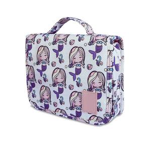 Sac <span class=keywords><strong>de</strong></span> salle <span class=keywords><strong>de</strong></span> bain imperméable personnalisé pour adolescentes, sac <span class=keywords><strong>de</strong></span> <span class=keywords><strong>toilette</strong></span> <span class=keywords><strong>de</strong></span> voyage suspendu, sac <span class=keywords><strong>de</strong></span> cosmétique <span class=keywords><strong>de</strong></span> douche mignon pour filles avec crochet - Product Image 1