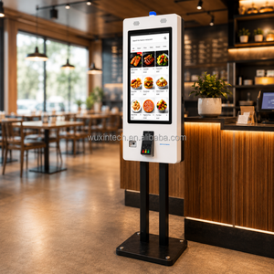 Kiosque interactif à écran tactile automatique WUXIN, conception <span class=keywords><strong>de</strong></span> module tout-en-un avec imprimante thermique <span class=keywords><strong>de</strong></span> reçus, kiosque <span class=keywords><strong>de</strong></span> <span class=keywords><strong>paiement</strong></span> - Product Image 2