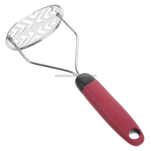 Herramienta trituradora manual de patatas para puré de alimentos sin esfuerzo para frutas y verduras de aguacate Agarre ergonómico - Product Image 1