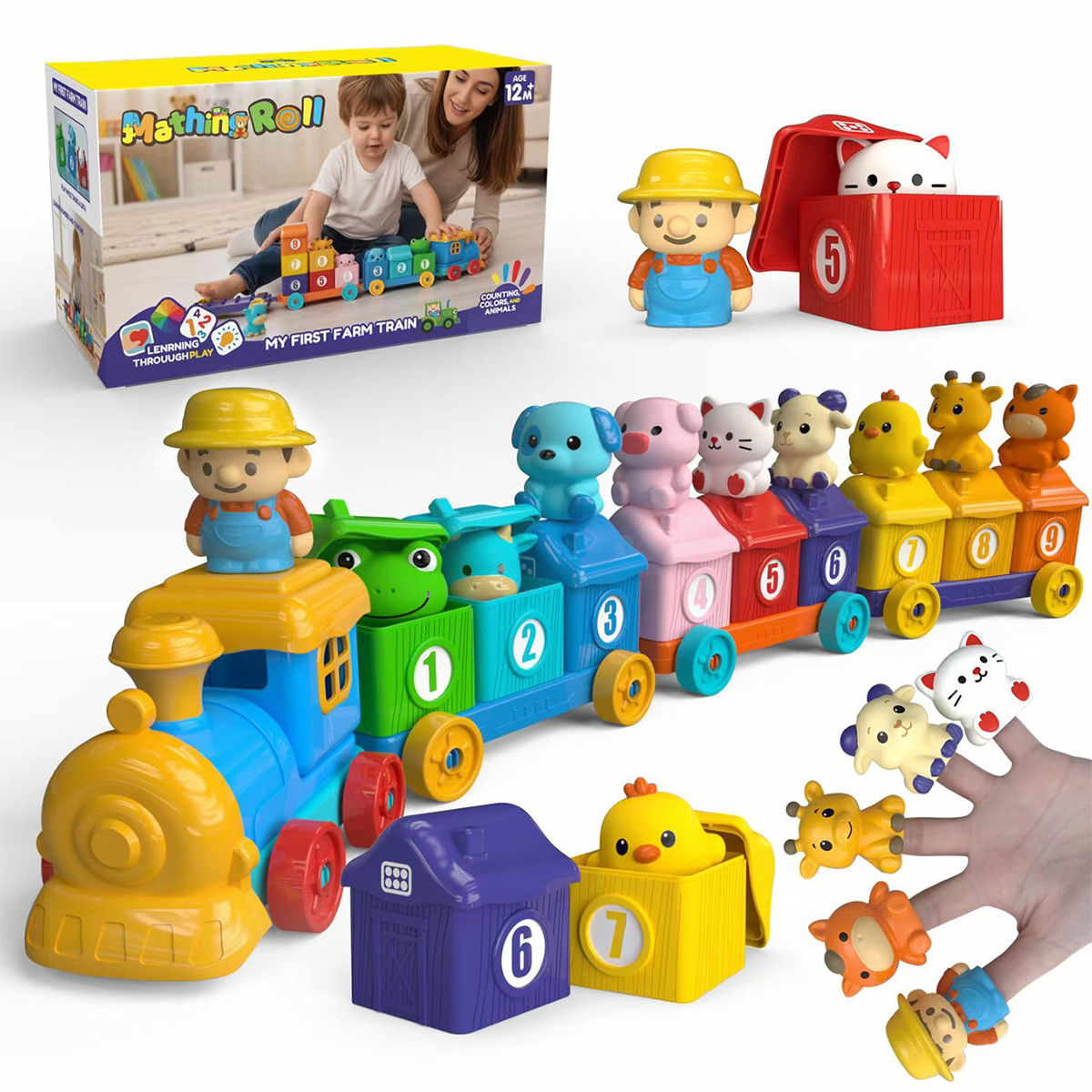 Farm Toys Train Set