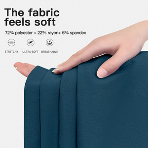 Conjunto de uniforme médico más nuevo, tela transpirable de poliéster rayón Spandex, ropa de trabajo para el cuidado de la salud para enfermeras - Product Image 4