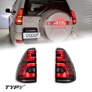 Conjunto de luces traseras TYPY para Toyota Land Cruiser Prado 2003-2009, luces LED de circulación diurna, luces de freno y direccionales - Product Image 1