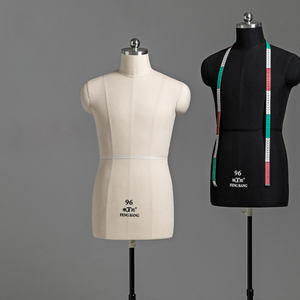 Maniquí de <span class=keywords><strong>Costura</strong></span> Tipo Pin para Ropa, Modelo de Medio Cuerpo Masculino para Sastres y Modistas - Product Image 4