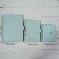 Top Vente 20 Couleur Portable Durable Personnalisé PU Cuir Budget Enveloppe Portefeuille Classeur Magnétique Journal PU Couverture En Cuir Cahier