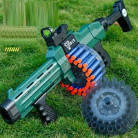 Pistolet à billes d'airsoft manuel cool 70 cm 2024, jouet pour enfants, équipement de tir souple en EVA, jouet en plastique de grande taille pour garçons
