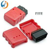 Conector OBD2 de 16 pines OBDii, adaptador de 16 Pines, enchufe macho II OBD, Conector de coche J1962
