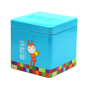 Al por mayor personalizado de embalaje de juguetes forma cuadrada regalo Cube en relieve caja de estaño para niños - Product Image 4