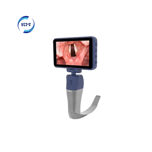 Médico 4.5 "vídeo laringoscópio para pediátrico e adulto com lâminas reutilizáveis Handheld vídeo laringoscópio - Product Image 3