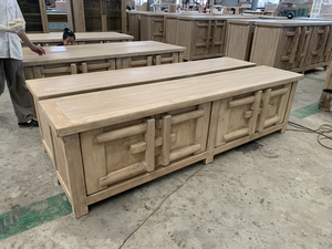 Legno antico finitura cerato soggiorno armadio di stoccaggio <span class=keywords><strong>mobili</strong></span> - Product Image 5