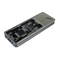 Алюминиевый сплав закаленное стекло M.2 NVME USB3.1 10 Гбит/С Корпус для жесткого диска M.2 SSD Type-C коробка для жесткого диска