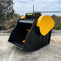 Nuevo Modelo 2026: Cucharón Triturador de Roca para Excavadora y Minicargadora, de Bajo Costo, Resistente al Desgaste y Reciclable, de Tamaño Pequeño y Estilo Innovador