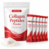 Poudre de collagène en peptides à formule personnalisée, complément alimentaire pour femmes, élasticité de la peau, confort des articulations, nutrition quotidienne, OEM ODM