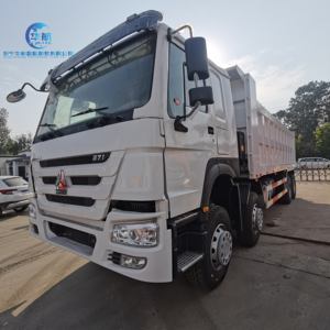 Camion <span class=keywords><strong>benne</strong></span> d'occasion robuste HOWO pour <span class=keywords><strong>garage</strong></span> et entrepôt, 371HP 375HP, 6X4 8X4, 10 roues 12 roues - Product Image 2