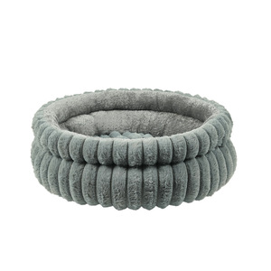 2025 Verdickte Indoor Soft Round Pet Nest Umwelt freundliche Winters chlaf matte für Katzen und Hunde Neues Plüsch Warmes Katzen-und Hunde bett - Product Image 5