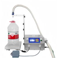 Machine de remplissage semi-automatique UC-L36 de 20 litres pour liquides vaisselle, produits chimiques, eau, poudre, bière, pâtes, cartons, canettes, plastique, verre - Garantie 1 an