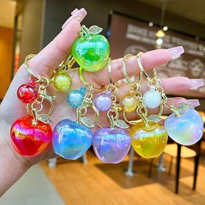 Nouveau Porte-clés Pomme en Acrylique Créatif et Artistique 2026, Pendentif de Sac Exquis et Tendance pour les Trajets Quotidien - Product Image 1