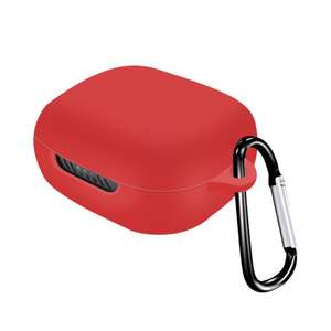 Funda de silicona suave para auriculares, carcasa de carga inalámbrica para <span class=keywords><strong>JBL</strong></span> <span class=keywords><strong>LIVE</strong></span> <span class=keywords><strong>PRO</strong></span> + Plus con mosquetón, nueva - Product Image 5