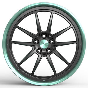 5x114.3 5x112 5x120 noir <span class=keywords><strong>mat</strong></span> brossé <span class=keywords><strong>vert</strong></span> forgé jantes aluminium pour Bmw F90 M5 F87 M2 M340i <span class=keywords><strong>Mercedes</strong></span> - Product Image 2