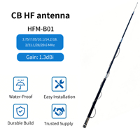 Antena de Radio CB HF de Alta Potencia HHTX HFM-B01, 7-50M, Antena Móvil para Estación Base de Radioaficionados