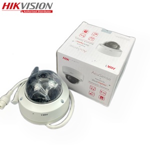 Hikvision Original 4 MP AcuSense DarkFighter Micrófono incorporado H.265 + IP67 Red de Domo fijo para interiores CaDmera - Product Image 1