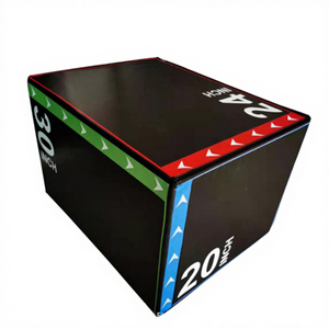 BETTER BT5060 Caja Pliométrica 3 en 1 Antideslizante, Capacidad de Carga de 200 kg, Uso Comercial, Accesorios de Equipo de Fitness Unisex, PU - Product Image 1
