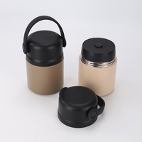 Termo de acero inoxidable para alimentos, fiambrera con aislamiento al vacío, contenedor para alimentos calientes o fríos