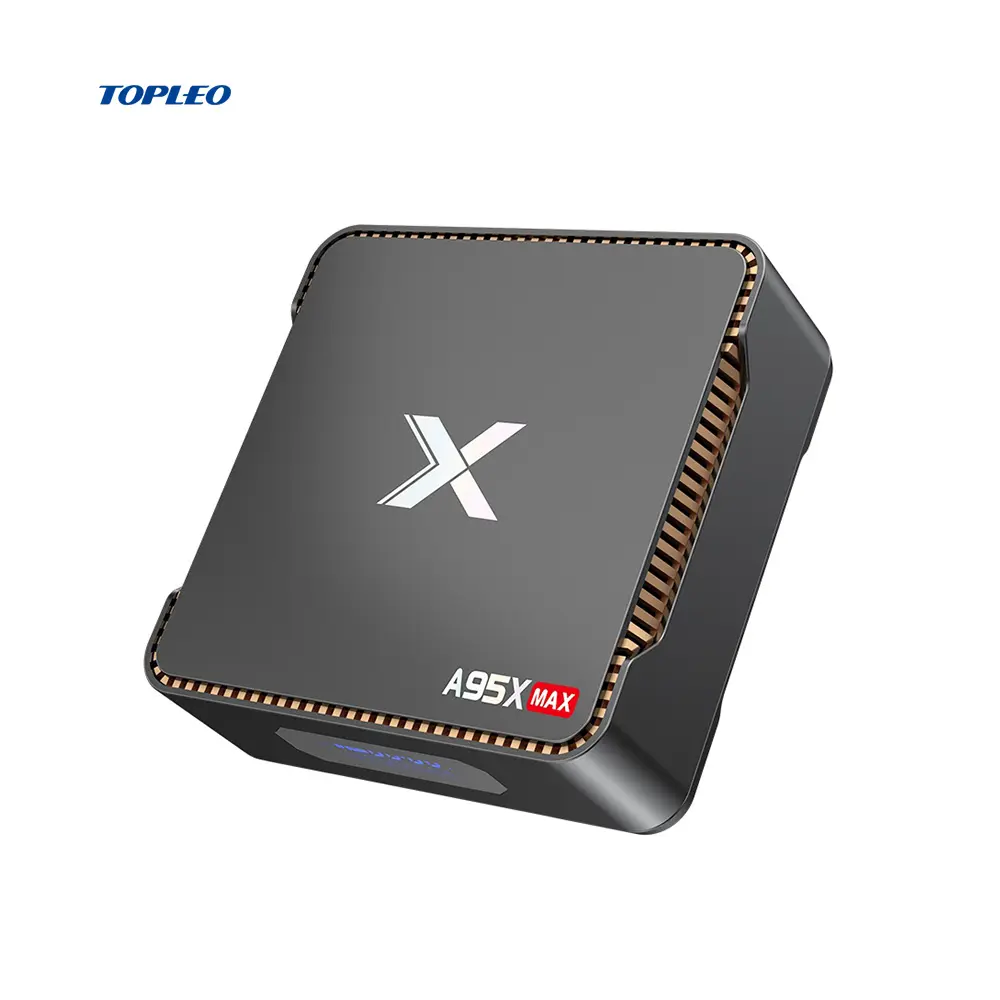 Amlogic S905X2 A95X מקס 2T2R WIFI VP9 + 4k אנדרואיד חכם טלוויזיה תיבת 2GB 4GB 6gb ram אפשרות