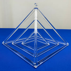 GLS kuarsa kristal penyembuhan holistik instrumen musik menyanyi piramida untuk tujuan penyembuhan - Product Image 1