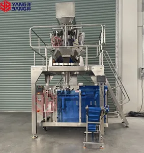 YB-210D Gummy Bear Snacks Soft Candy Pack Combination Weigher Automatic Nitrogen Filling French Fries Vertical Packing Machine - Product Image 2