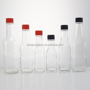 Chất lượng cao 3oz 5oz 8oz 90ml 150ml 250ml thủy tinh woozy chai cho nước sốt nóng và cà chua Ketchup chai thủy tinh với nắp nhựa - Product Image 2