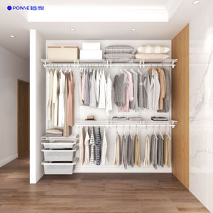 Sistema de Armario de Dormitorio de Metal Resistente Personalizable, Precio de Fábrica, OEM ODM, Vestidor - Product Image 1