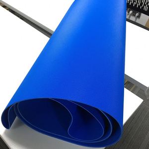 Bande transporteuse plate en PVC UNI, largeur 30 mm, épaisseur 5 mm, couleur bleue, pour l'industrie alimentaire - Product Image 2