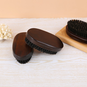 Cepillo Desenredante de <span class=keywords><strong>Barba</strong></span> de Cerdas Naturales para Hombre, Cepillo de Madera para <span class=keywords><strong>Barba</strong></span>, Venta al por Mayor - Product Image 4