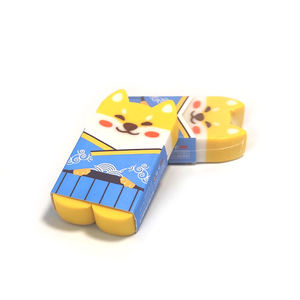 Top fabbrica all'ingrosso personalizzato coreano mini forma di cane giallo gomme gomme <span class=keywords><strong>per</strong></span> la scuola forniture Kawaii gomma carino <span class=keywords><strong>per</strong></span> bambini - Product Image 5