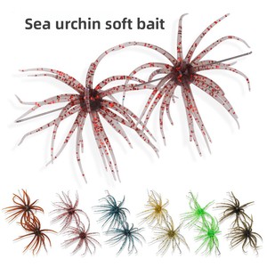 Señuelo flotante transfronterizo de erizo de mar biónico, cebo blando anti-mordeduras <span class=keywords><strong>TPER</strong></span> de alta elasticidad para lubina, carpa, lago, río, pozo negro y pesca salvaje. - Product Image 1