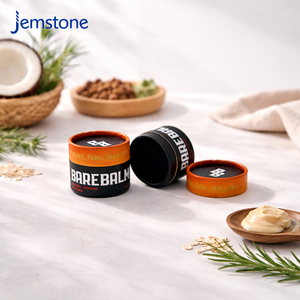 Boîte d'emballage cylindrique en carton kraft écologique sur mesure pour crème visage, pot en papier, emballage tube en papier pour poudre libre - Product Image 2