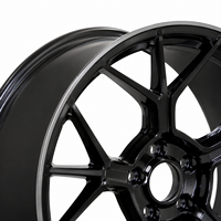 Jantes en alliage monobloc AL 19 20 pouces 5x112 noir mat à lèvre usinée et multi-rayons, en promotion pour Mercedes-Benz (voitures particulières)