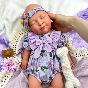 55cm Realistic Full Body Silicone <strong>Reborn</strong> Baby Doll Newborn Doll Look Real Sleeping <strong>Bebes</strong> <strong>Reborn</strong> De Silicona Anatomically Correct - Product Image 2