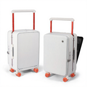 Nuovo Elegante Trolley da 20 Pollici con Apertura Bilaterale, Ruote Silenziose Colorate, Lucchetto TSA e Manico Telescopico, Perfetto per i Viaggi. - Product Image 1